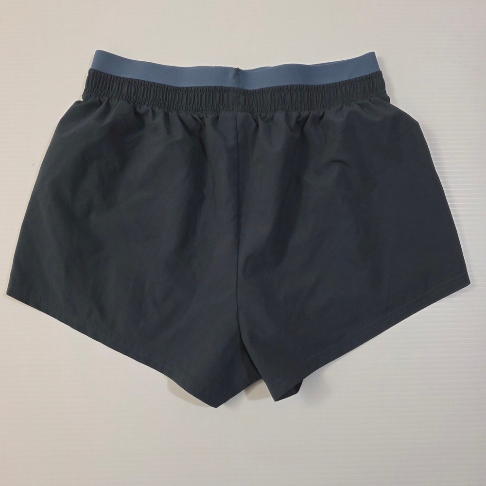 Gymshark Running Shorts Women S Gray Blue Elastic Waist Athletic Activewear